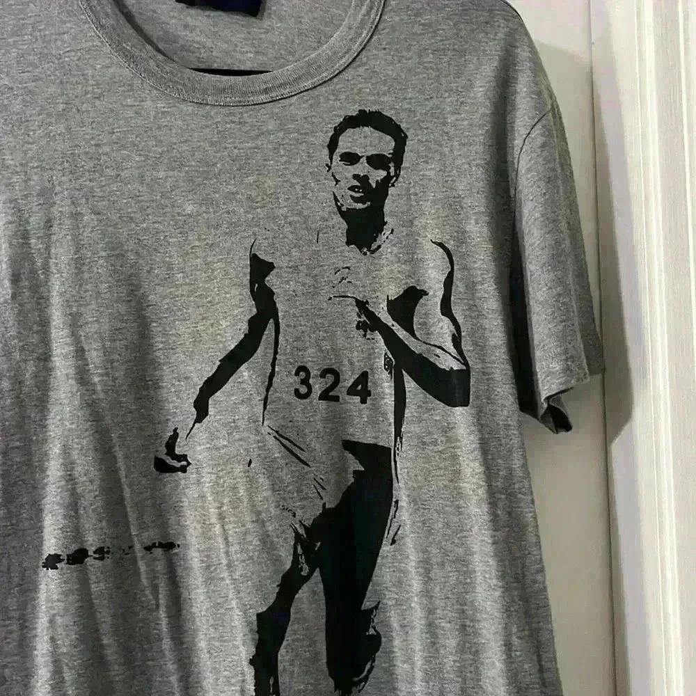 DOLCE & GABBANA D&G SPORT RUNNER "REACH THE LIMIT" PRINT GREY T SHIRT M 50 GYM - Picture 2 of 7